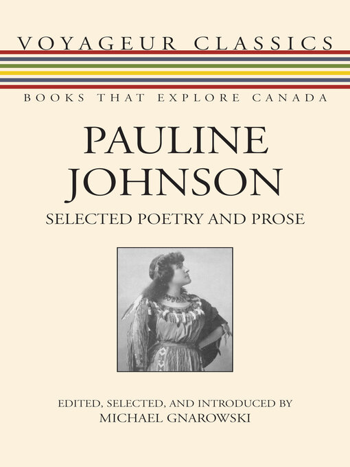 Title details for Pauline Johnson by Pauline Johnson - Available